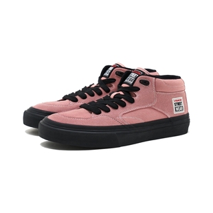 VISION官方 CONCAVE粉墨色经典街头中帮复古翻毛皮滑板鞋男女