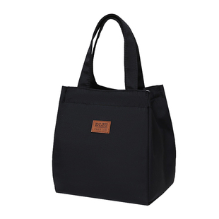 饭盒手提袋简约铝箔保温袋子上班带饭小拎包学生大容量便当包餐包