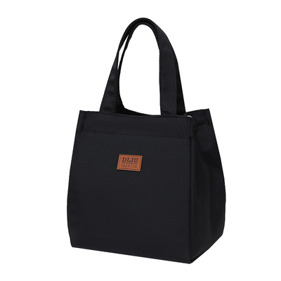 饭盒手提袋简约保温袋子带饭拎包