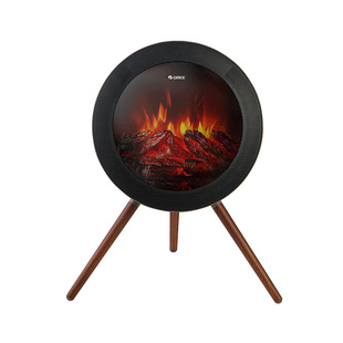 格力北欧时光取暖器仿真火焰石墨烯篝火电壁炉冬季家用暖风机新款