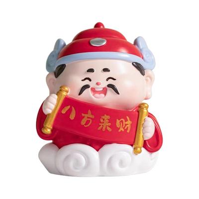 财神爷摆件各路神仙招财好运工位