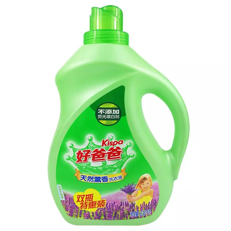 好爸爸洗衣液婴幼儿家庭装促销组合装2.38kg香味持久洗衣液整箱批