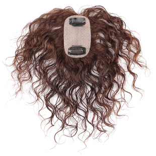 假发无痕隐形蓬松头顶增加发量透气轻薄真发全真人发丝短卷发发片