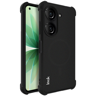 imak适用于华硕Asus Zenfone10 5G气囊磁吸全包防摔软套Zenfone9 5G手机商务防爆耐磨镜头保护磨砂外壳
