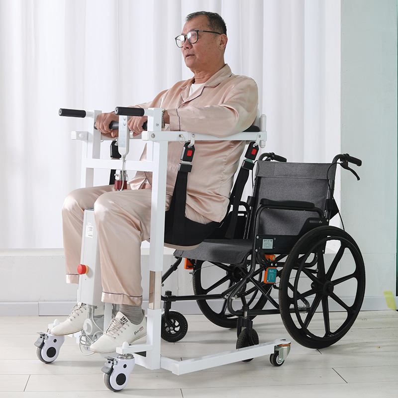 电动升降老人移位机助行坐便洗澡椅护理多功能残疾液压电动转移机