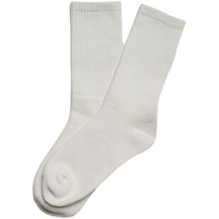 GWDS 莱卡LYCRA毛巾底黑白双色中高帮袜子