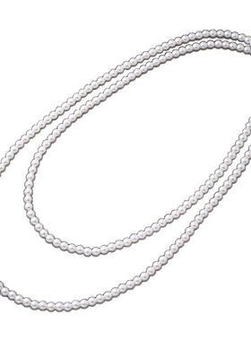 长款百搭仿珍珠舞台饰品婚礼新娘项链宴会派对首饰COS造型配饰