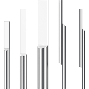 威特钨钢开半料平底尖刀雕刻机刀头锥度平底刀雕刻刀数控钨钢圆棒