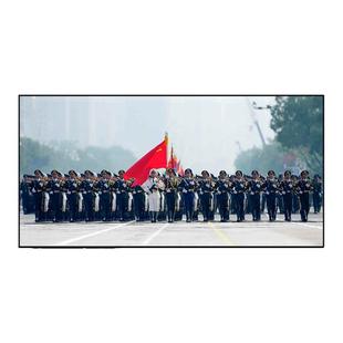 高清三军阅兵仪仗队装饰画军旅主题宿舍客厅背景墙挂画办公室壁画