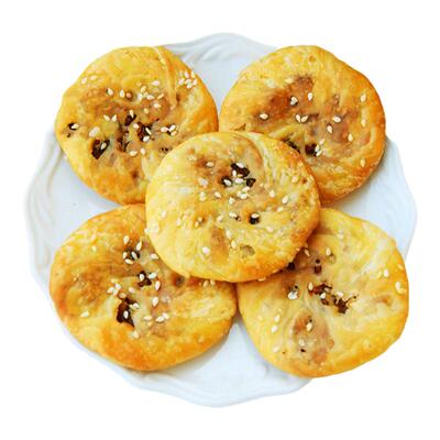 黄山烧饼薄金脆饼梅干菜扣肉饼