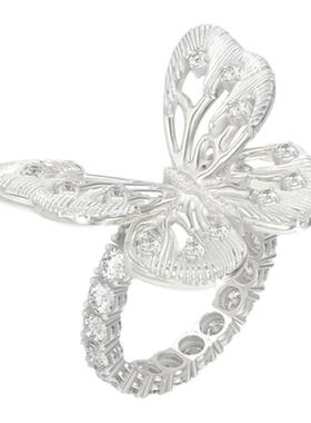 Mouhooland/暮后之地蝴蝶系列蝴蝶戒指原创设计师品牌小众食指戒