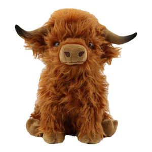 苏格兰高地牛公仔牛犊子毛绒玩具非主牛黄牛玩偶Highland cattle