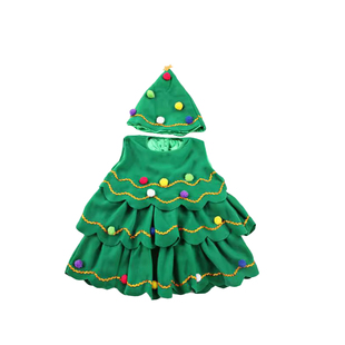 圣诞节服装成人套装俏皮圣诞树衣服连衣裙服饰装扮cos演出服女孩
