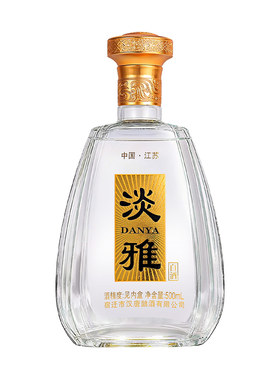 淡雅绵柔版52度浓香型白酒
