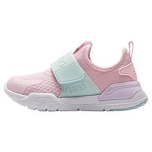 李宁小童女童鞋宝宝运动鞋2026新款夏季网面透气网鞋一脚蹬闪穿鞋