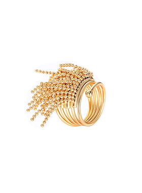 自制款/多层流苏食指戒指女夸张