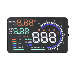 汽车多功能抬头显示仪HUD车载OBD高清投影车速码表转速油耗水温器