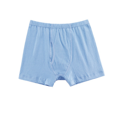 中老年宽松高腰全棉父亲平角内裤