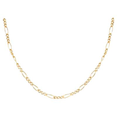 基础百搭费加罗链圆珠镀金项链女