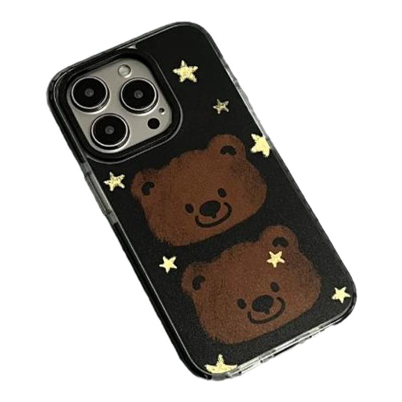 蜡笔星星小熊韩系小众全包手机套