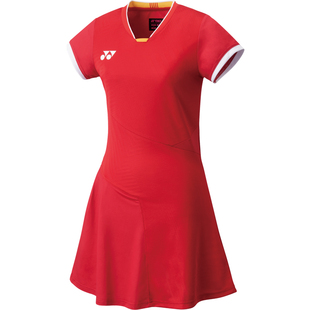 YONEX尤尼克斯yy羽毛球服女中国国家队大赛服连衣裙速干修身20710