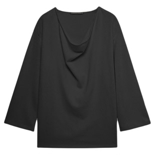 RODERIC WONG 25秋冬新品 羊毛荡领上衣/羊毛阔腿空气裤 SOLSOL