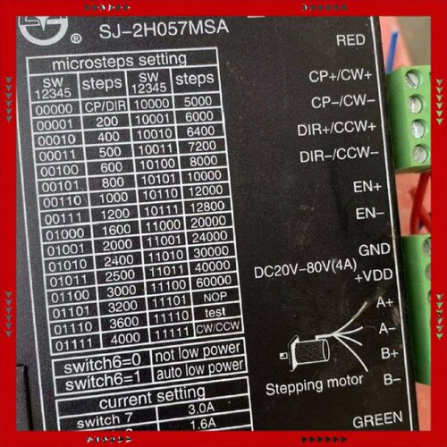 【问价】Microstep Sj-2H057MSA步进驱动电机