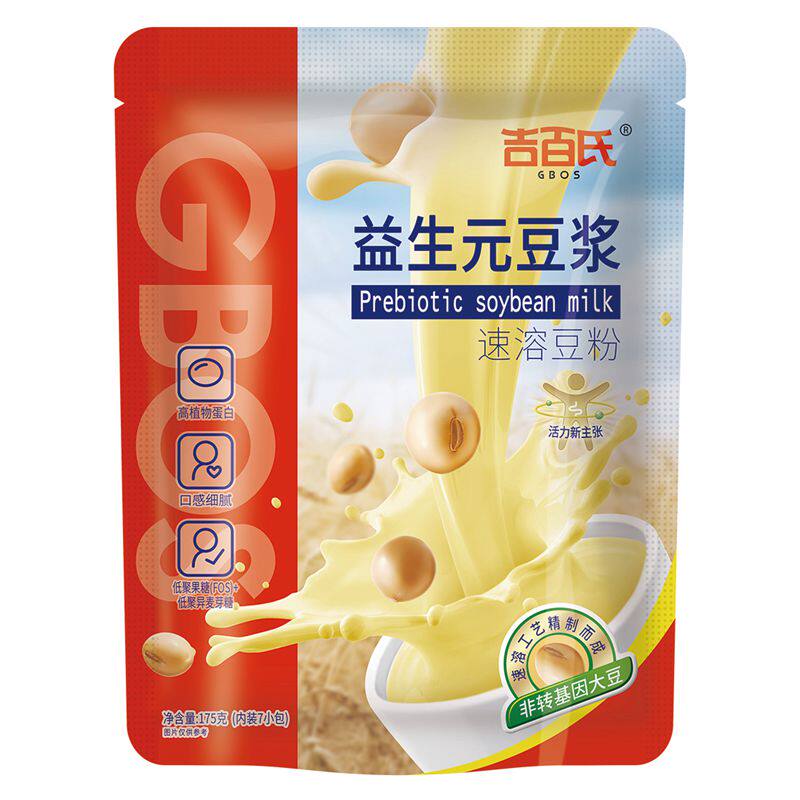吉百氏175g营养早餐速溶豆浆