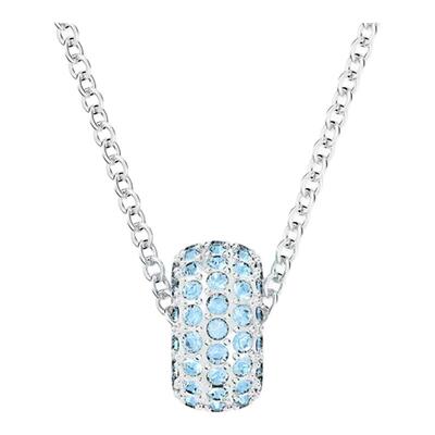 施华洛世奇Dextera 蓝色圆环项链简约高级感轻奢配饰气质吊坠