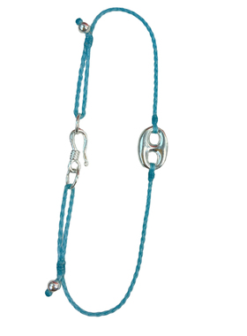 足银猪鼻子转运珠平安蜡线红绳女