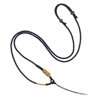 花素手工编织桃花结四股辫项链绳