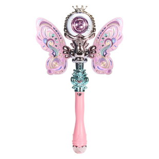 儿童魔法棒女童闪发光仙女棒小魔仙变身手环女孩公主生日礼物玩具