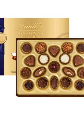 【自营】Lindt瑞士莲奢享精选巧克力礼盒193g高端进口送礼商务