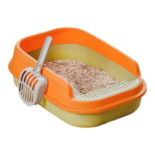 猫砂盆大号半封闭式猫厕所防外溅猫砂盘超大号猫沙盆子猫咪用品