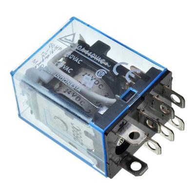 LY2N-J 12VDC 24VDC 48VDC OMRON8脚继电器带灯IEC255 10A250VAC