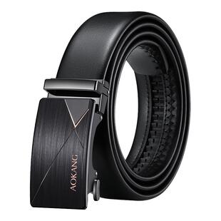 奥康皮带2026新款自动扣腰带时尚简约商务休闲裤腰带男款真皮礼物