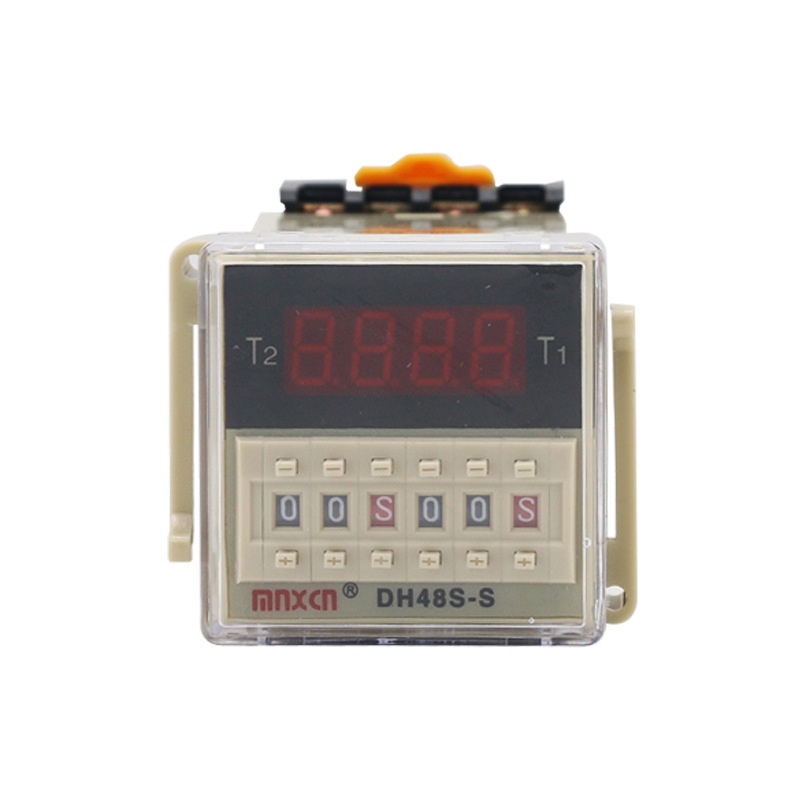220V时间继电器DH48S-S时间循环控制器数显计时器 延时定时器