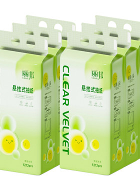 丽邦1212张家用大包悬挂式抽纸