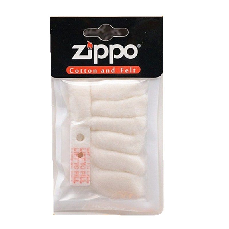 zippo打火机棉花芝宝煤油机进口脱脂棉标准配件正品吸油棉垫防风