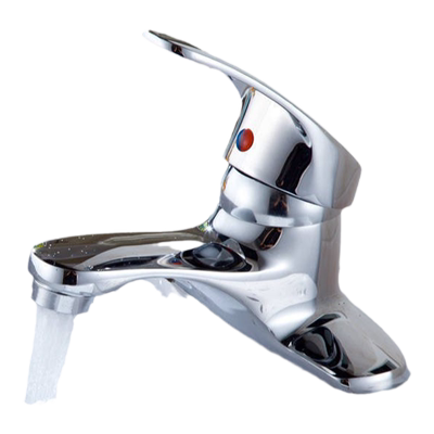 春驰立柱面盆卫生间洗脸水双孔