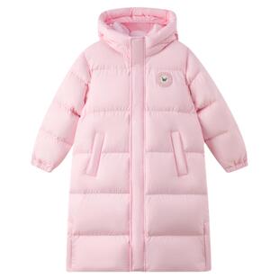 【三防蓄热】PawinPaw卡通小熊童装25年秋冬新款男女童长款羽绒服