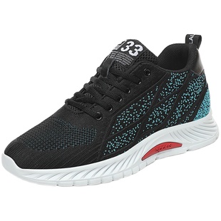 冬季隐形内增高男鞋10cm8cm6透气网布增高鞋37码男士运动休闲鞋子