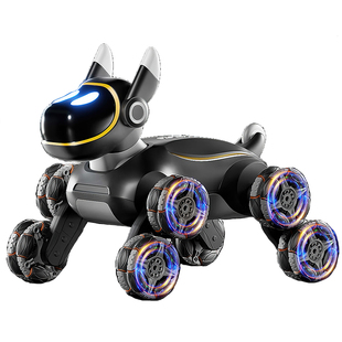 电动智能机器狗手势双感应遥控车玩具儿童汽车八轮机器人男孩礼物