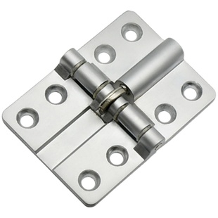 自锁定位铰链0度90度180度折叠折页平开合页荷叶内置弹簧调节力度