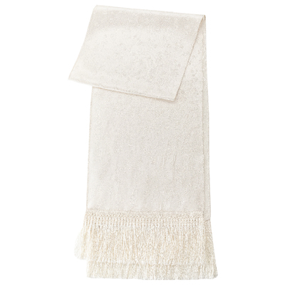 VIKTORIACHAN假日胶囊系列新品 复古编织流苏提花百搭长围巾披肩