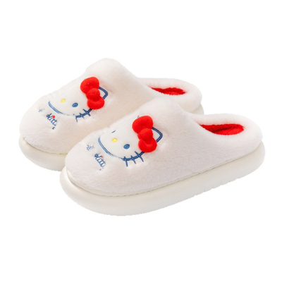 三丽鸥HelloKitty儿童棉拖鞋女亲子室内防滑女童宝宝拖鞋库洛米冬