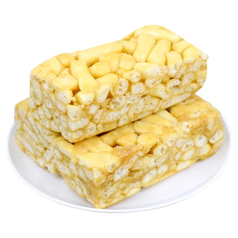 徐福记沙琪玛牛奶芝士蛋黄味早餐糕点休闲下午茶小吃零食散装500g