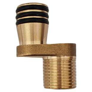 贴墙花洒加宽曲脚4分口径黄铜配件加宽淋浴调节大范围移位曲脚