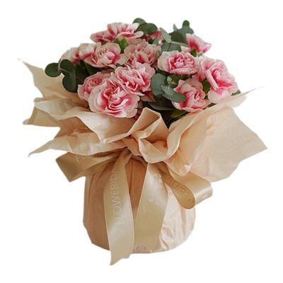 雪梨纸花束白色内衬蛋糕装饰