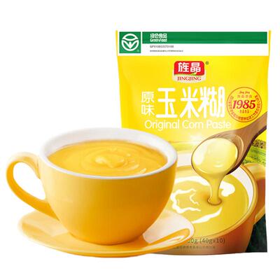 旌晶原味玉米糊健康早餐冲饮玉米粉 400g/袋早餐开袋即食